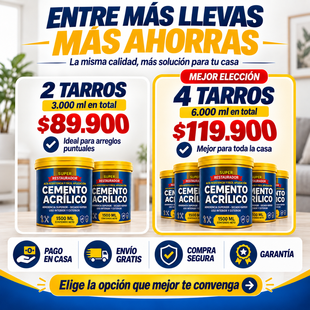 ReparaWall™ Cemento Acrílico Restaurador